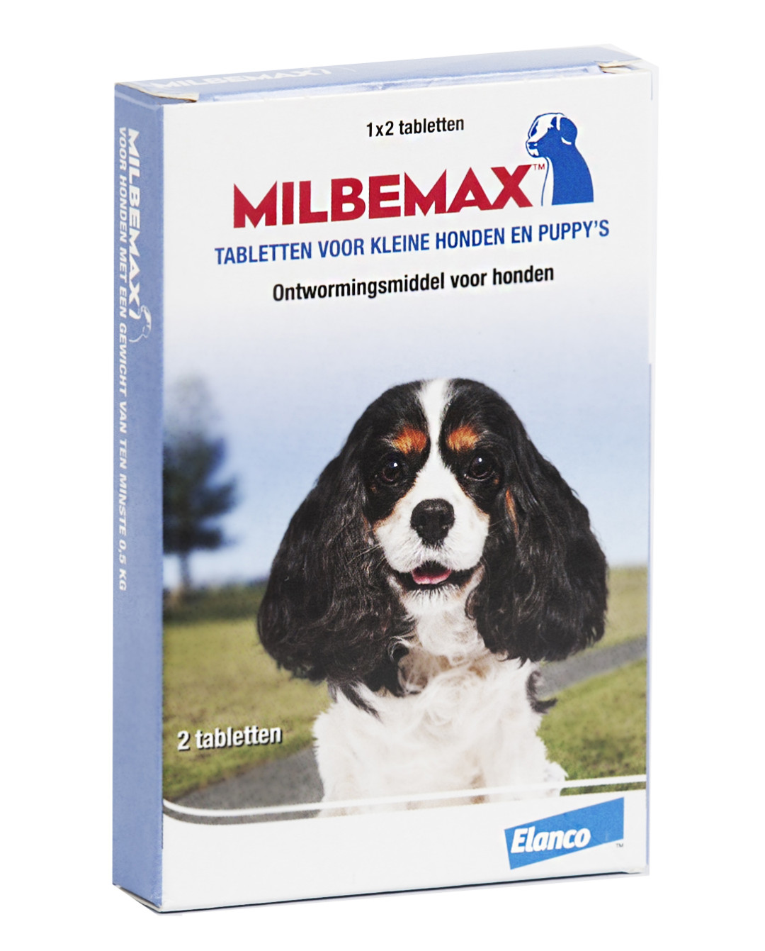 Milbemax tabletten kleine hond/puppy <br>0,5 - 10 kg 2 st